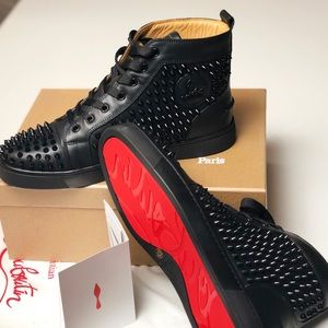 Classic Black Christian Louboutin Sneaker.